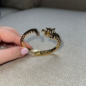 Lilly Pulitzer Gold and Black Panther Bracelet